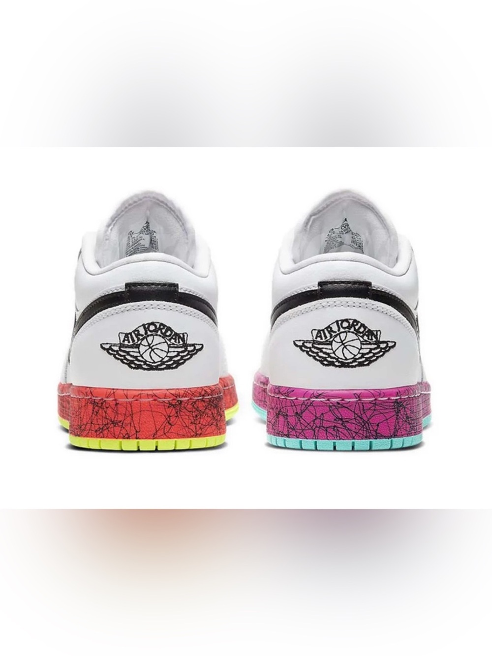 Authentic Air Jordan’s low lace sneakers 6Y fits 7.5/8 women’s $165.00 Nike - Picture 6 of 14